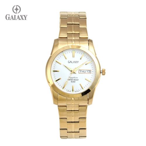 

[GALAXY] Мужские металлические наручные часы GALAXY с водозащитой 5 АТМ QA9012MC none