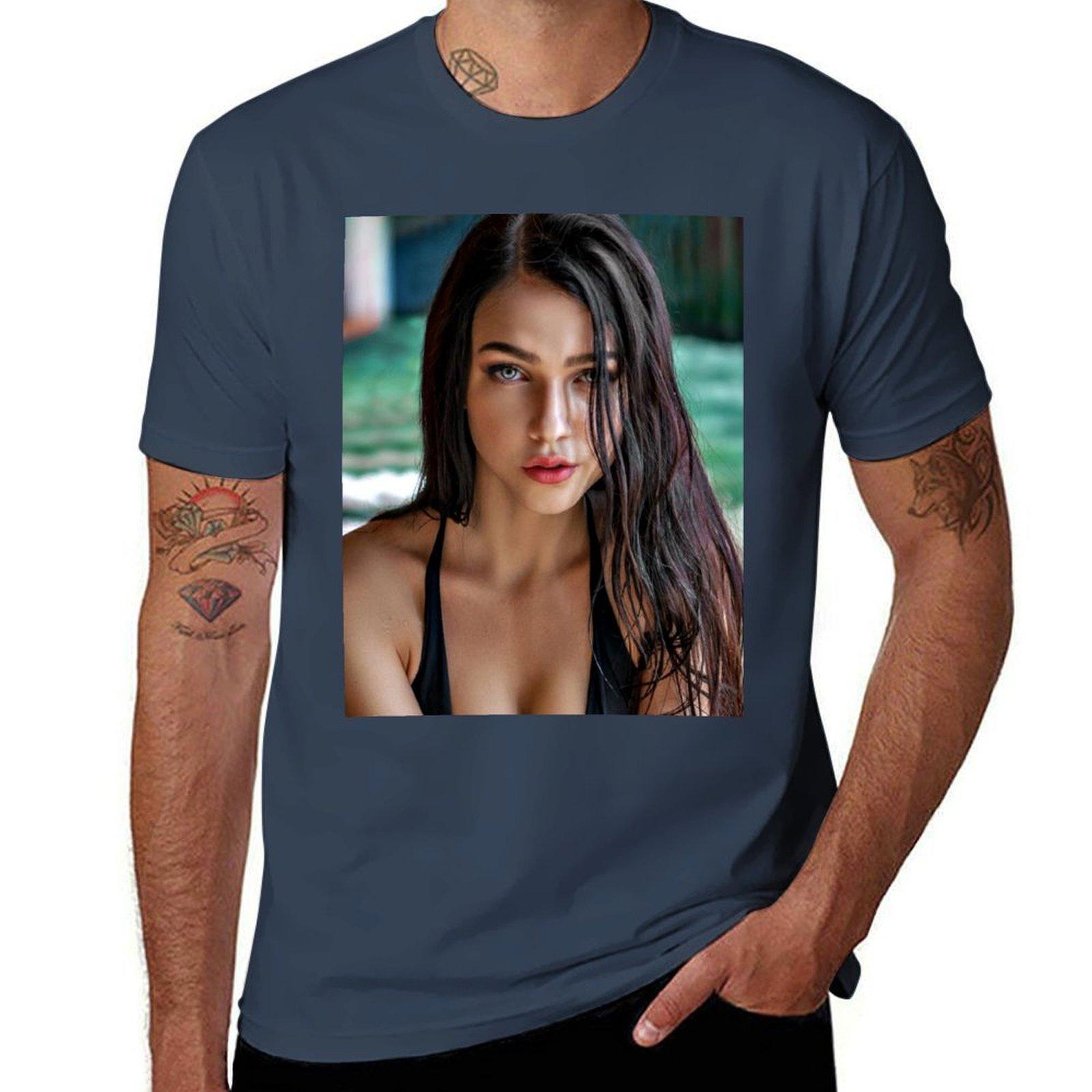 Georgina Mazzeo TShirt Casual Loose Daily Wear TShirt S