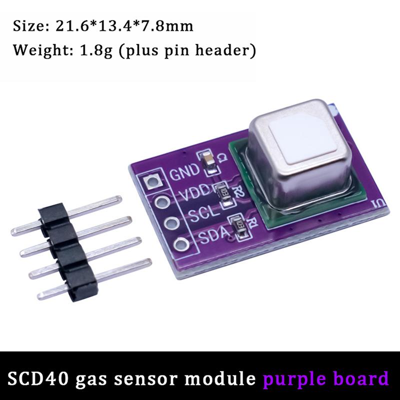 Scd40 Scd41 Gassensormodul Temperatur og fuktighet 2-i-1 I2C-kommunikasjonsverktøy