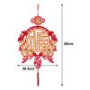 Chinese New Year Decoration Hanging Ornament Gift Red 2025 Dragon Year Oriental Chinese Knot Tassel Decoration for Wall Decor