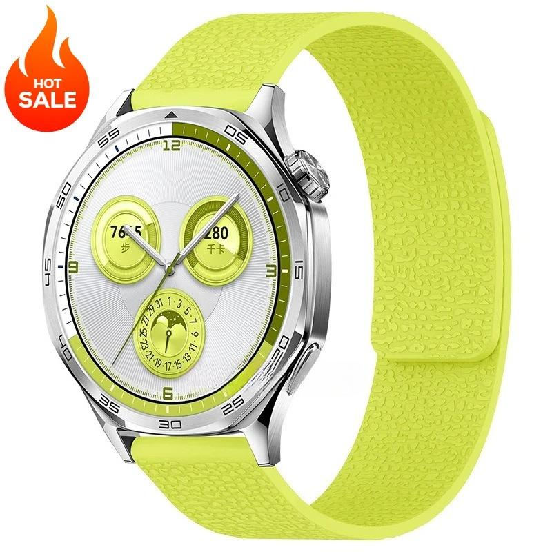 18mm 20mm 22mm Magnetic Strap for Huawei Watch 5 GT5/4 46MM 3Pro 4Pro Sport Silicone Bracelet for Samsung Galaxy Watch 7 6 5 4