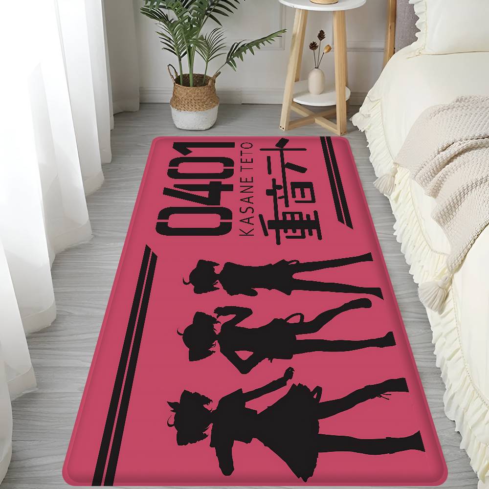 Vocaloid Teto Singer Girl Floor Mat Nordic Style Home Doormat Bathroom-Toilet Mats Bedroom El Decor Mat