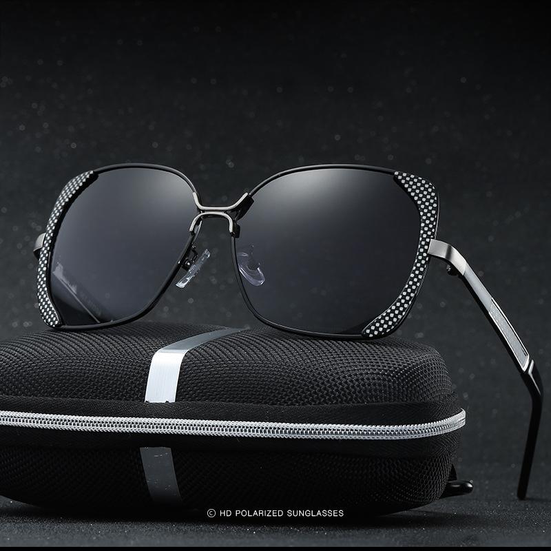 

Поляризационные солнцезащитные очки в большой оправе для женщин и мужчин, роскошный дизайн, черные, красные солнцезащитные очки для вождения, модные винтажные классические женские очки