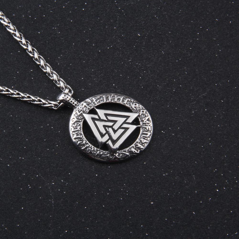 Viking Stainless Steel Necklaces  Amulet  Norse Jewelry Dropshiping