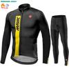 RX MAVIC New Men's Cycling Long Sleeve Winter Bicycle Warm Riding Set Road Bicycle Cold Riding Long Sleeve Winter Riding Pants