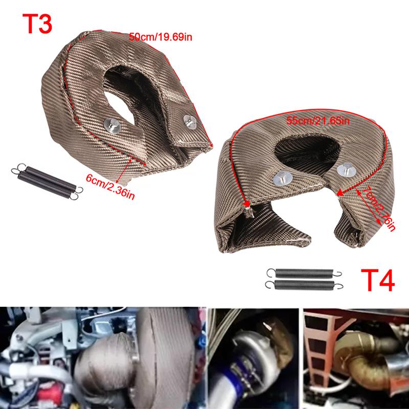 T3T4T6 Turbo Protective Cover Booster Heat Shield Auto Accessories