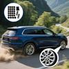 26Pcs Universal 17mm Plastic Car Wheel Nut Covers Bolt Cap Tire Screw Cap Wheel Hub Decorative Shell Nut Protective Cover