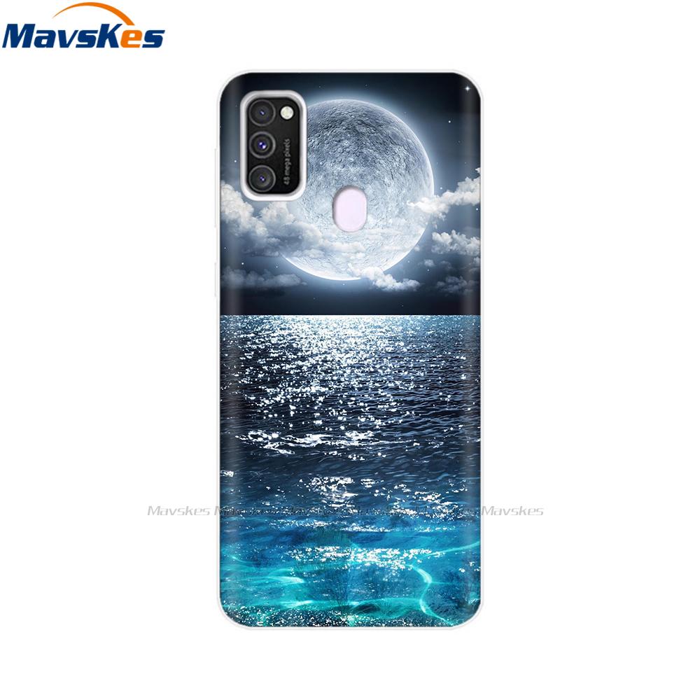For Samsung Galaxy M21 Case Back Cover Soft Silicone TPU Phone Case For Samsung Galaxy M20 M21 M30 M30s M31 Case Cover Bumper