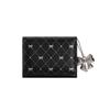 Fashion PU Leather Short Wallet Large Capacity Multi Card Slots Money Bag Cute With Bow Pendant Card Holder for Women Girls