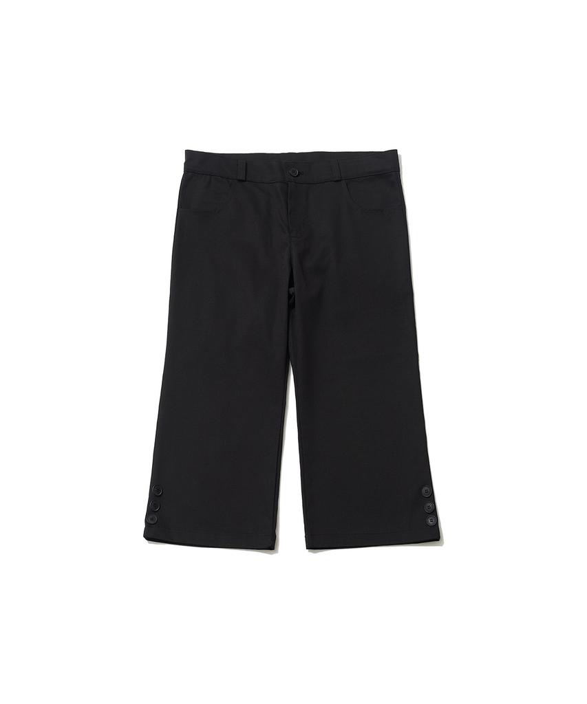 Isjabaibeu Snap Point Capri Pants - Black