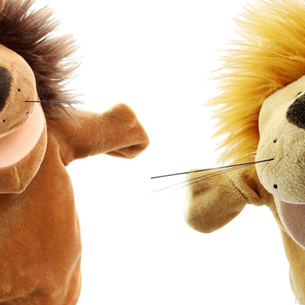 2 Hand Puppets for Children, Stuffed Animals, Decorative Toys Kids, Pretend Play, Storytelling