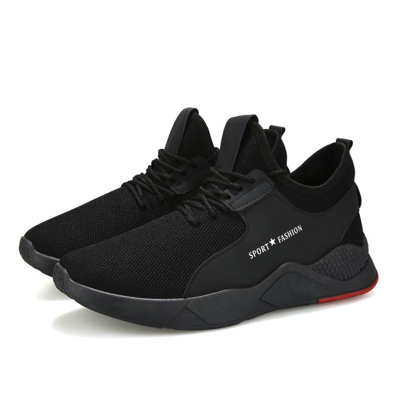 Men s Large Size Fly-Knit Mesh Korean Style Casual Running Shoes - Comfortable, Breathable, Versatile Walking Shoes 39
