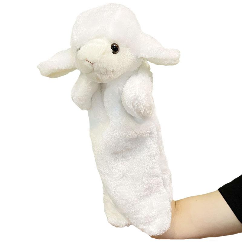 Interactive Cat Hand Puppet Animal Hand Puppet Cat Wrestling Gloves Childs Early Education Learning Hand Marionetes Pet Supplies