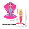 Funny Spin Mermaid Dive Toys Rising Design Mermaid Pool Toy Floating Shell Mermaid  Summer Swimming