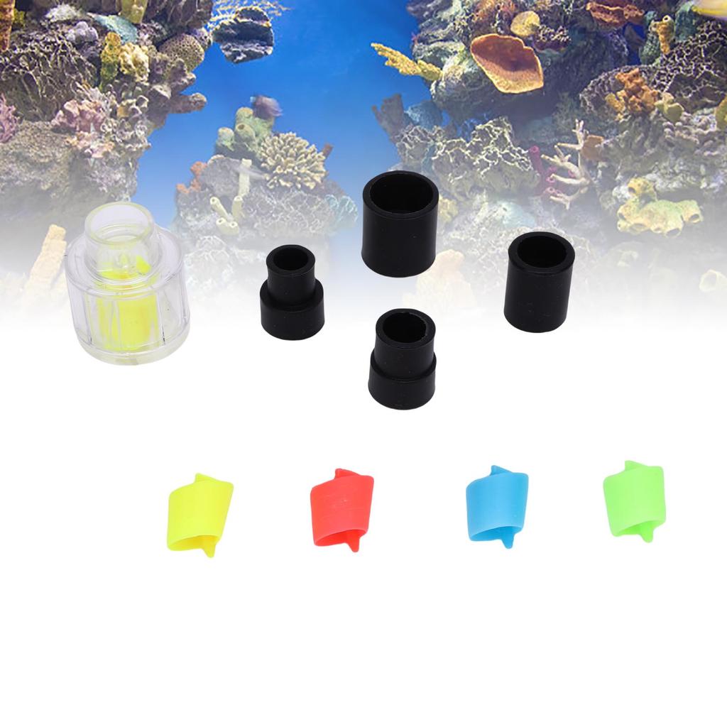 Aquarium Maker Water Outlet Luminous Design Fish Making Head with 4 Cores Adapter Pipes for Aquarium Pipe Fittings