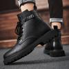 Men's New Leather Outdoor Sports Shoes Casual Shoes Business Leather Boots