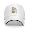 Floral Cat Baseball Caps Fashion Casquette for Unisex Women Adjustable Casual Trucker Hats for Sports Outdoor Activities