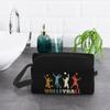 Vintage Volleyball Tri-Blend Aufbewahrungstasche Tragbare Make-up-Taschen mit großer Kapazität für Damen Herren Reise Kosmetiktasche Kulturbeutel