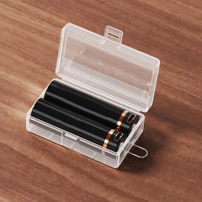 Estojo de armazenamento de bateria conveniente para baterias 21700 Proteja e organize as baterias com esta caixa de armazenamento de plástico
