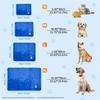 Water-filled Gel Pet Cooling Mat, Dog and Cat Ice Mat, Summer Pet Cooling Pad, Refreshing Ice Mat, Pet Cooling Pad, Suitable for Cats, Dogs,