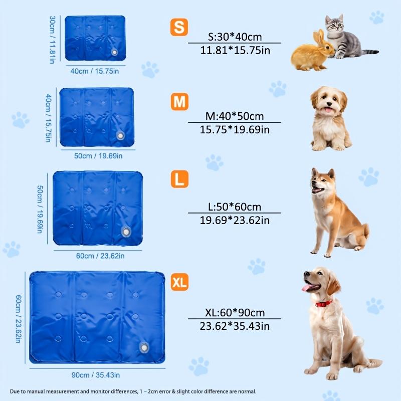 Water-filled Gel Pet Cooling Mat, Dog and Cat Ice Mat, Summer Pet Cooling Pad, Refreshing Ice Mat, Pet Cooling Pad, Suitable for Cats, Dogs,