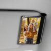 Autobildhalter für Sonnenblende Magnetischer Auto-Sonnenblenden-Foto-Clip Vertikale Fotoanzeige Klarer Auto-Bildrahmen 1/2/4/6/10 Stück
