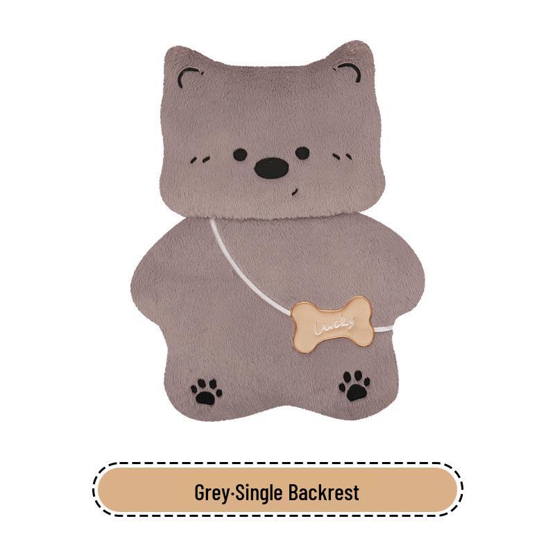 Kreskówkowy Pluszowy Zimowy Poduszka na Fotel Samochodowy dla GAC GS3, GS4, GS4PLUS