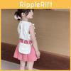 Sweet Pearl Princess Tote Bag Stylish Lace Bow Design For Kids With Breathable Material