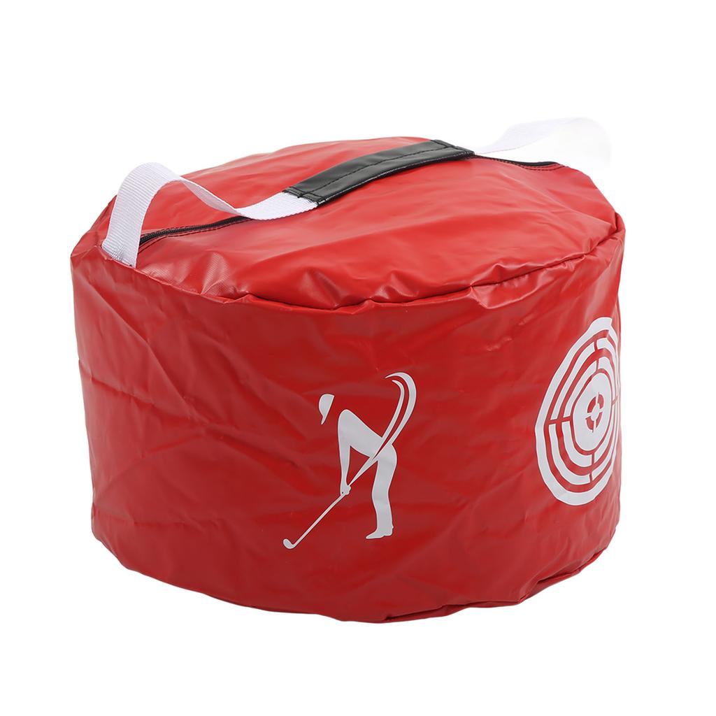 Golf Swing Bag Golf Smash Bag for Swing Trainer Indoor Striking Bag for Force Accuracy Training Red