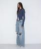 Sio Back Hole Jersey Shirt Blue