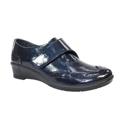 Lunar Womens/Ladies Nell Leather Lined Casual Shoes
