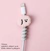 4PCS Cute Bite Cartoon Animal Cable Protector - Mini Cord Wire Cover Charging Cable Winder Set