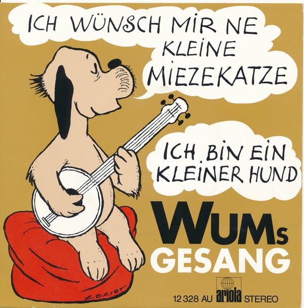 

7-дюймовая пластинка WUMS GESANG Ich Wnsch Mir Ne Kleine Miezekatze 12328AU Ariola 1972 Германия Джаз Б/у