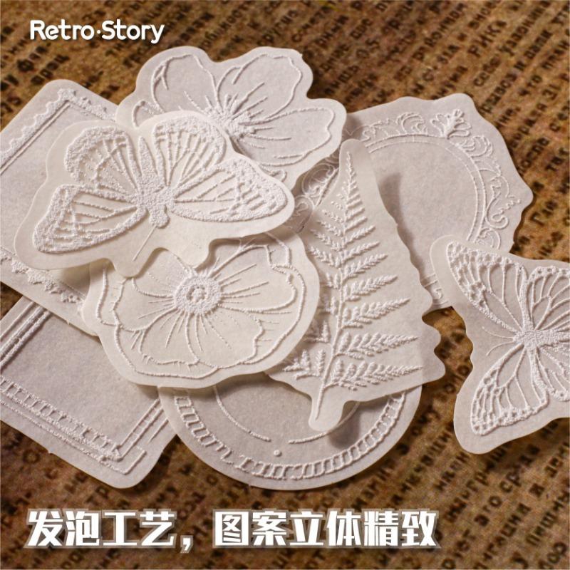 Creative Foaming 3d Three Dimensional Stickers For Hand Account Journal Decoration