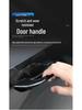 Tesla Model 3/Y Door Handle Carbon Fiber Protectors - Bright Black, Anti-slip