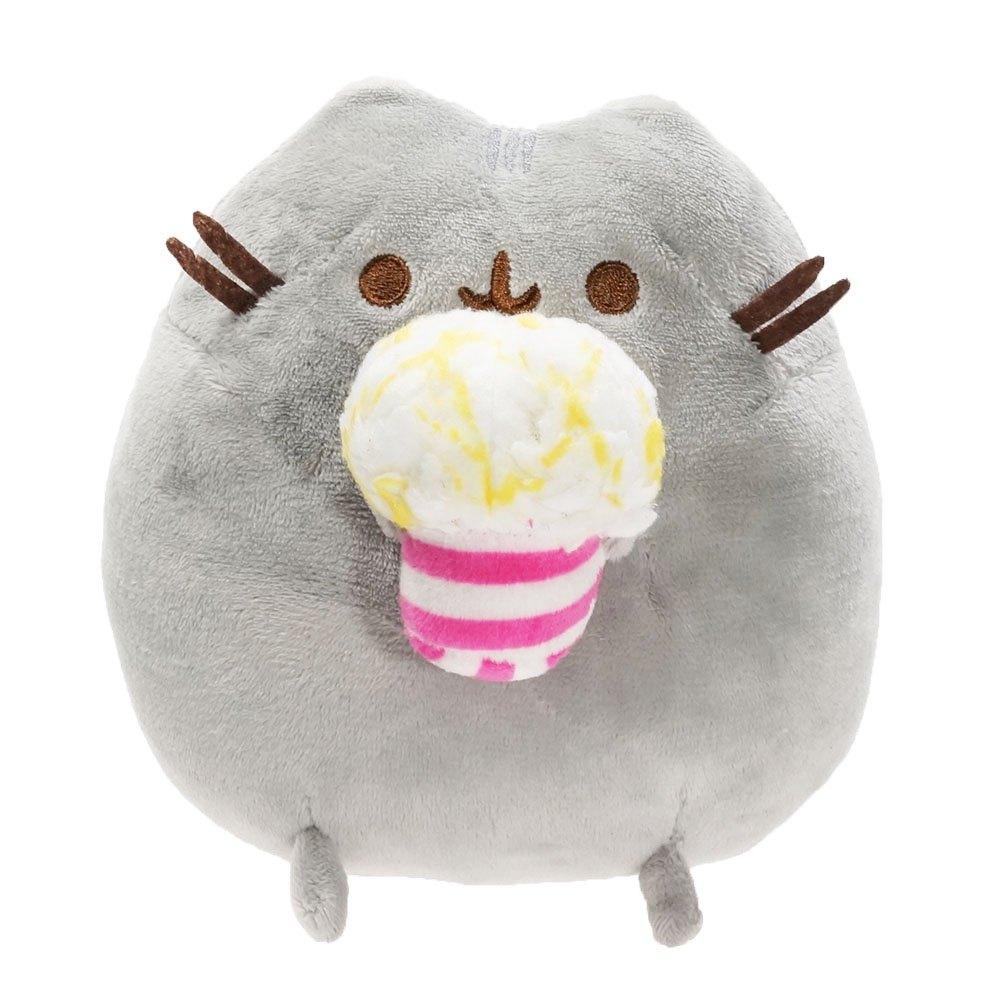 Kawaii Chocolate Cookie Fat Cat Plushie Soft Stuffed Animal Pillow Cat Sandwich Biscuits Ice Cream Doughnuts Pizza Burger Toys