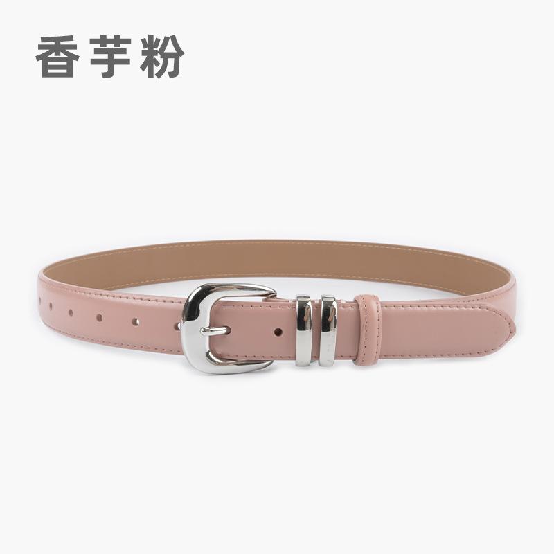 Premium Women'S Decorative Cowhide Women'S Genuine Leather Women'S Belt Casual Pants Jeans