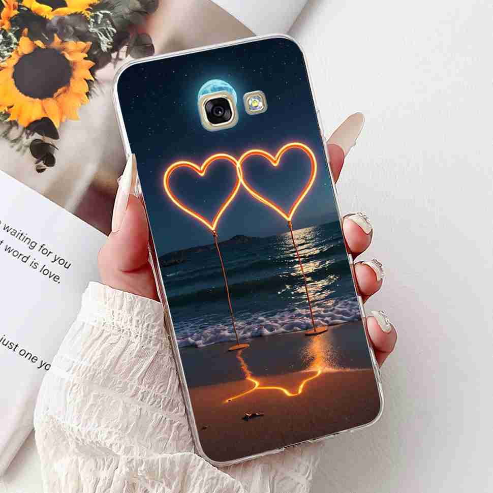 Cute Dsign For Samsung Galaxy A5 2017 Case Cartoon Lucky Koi Soft Silicone TPU Cover For Samsung A5 A5 SM-A520F 5.2" Back Shell