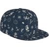 Vintage See und Segelboot mit nautischem Anker Baseballkappe für Herren Damen, Verstellbare Trucker-Kappe Snapback Sonne Papa-Kappe Unisex
