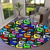 Among Us Round Area Rug,Carpet Rug for Living Room Bedroom Sofa Playroom Decor,Non-slip Floor Mat