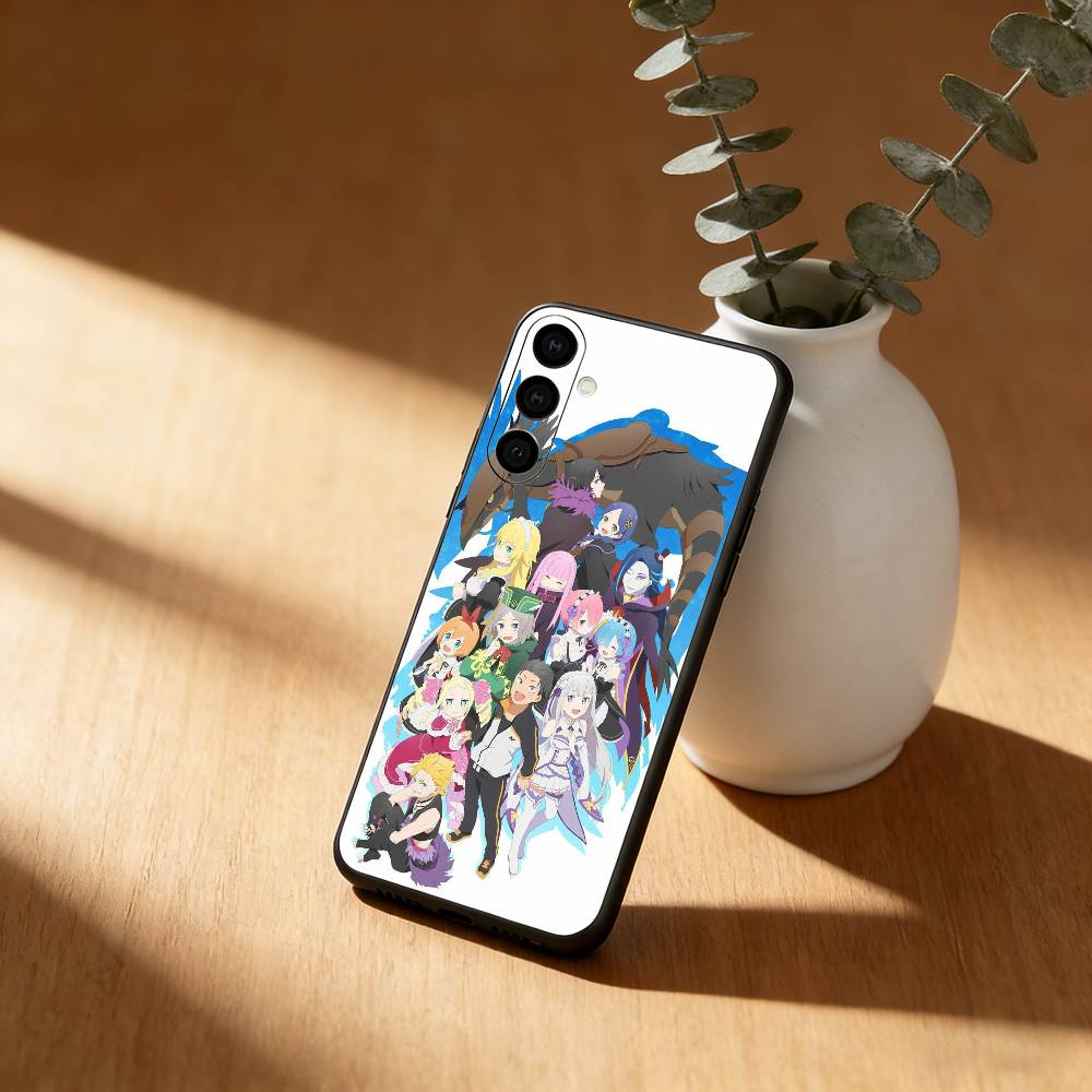 Re Z-ZERO Starting Life in Another World Phone Case For Samsung GalaxyA13,21s,22,31,32,52,53,71,72,73,Soft Black Cover