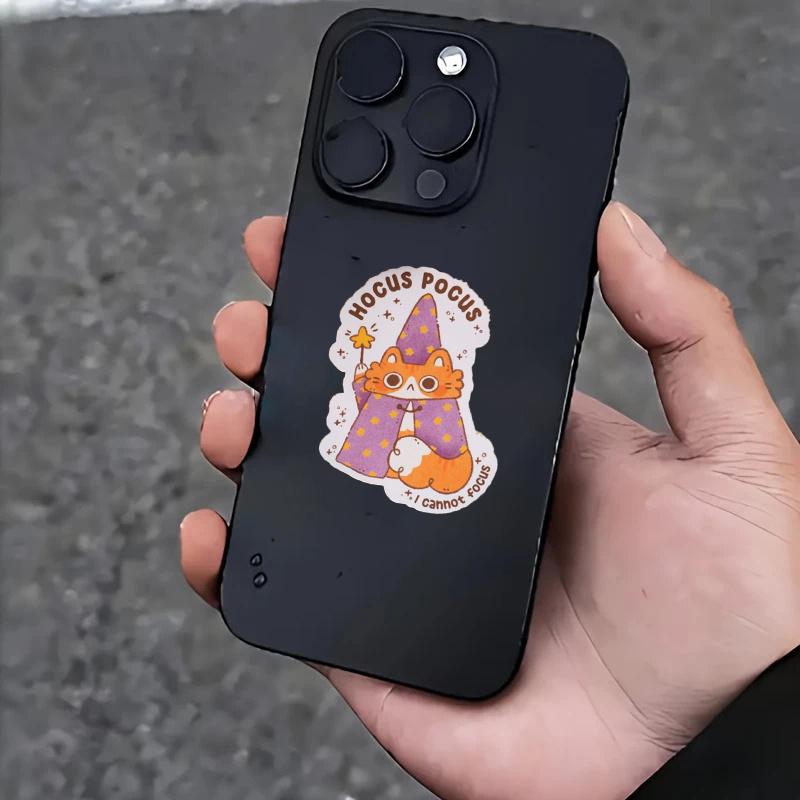 Wizard Cat Sticker | Die-cut Matte Vinyl Sticker - Waterproof Sticker - Cute Stickers - Journaling Stickers - Cottagecore Stickers