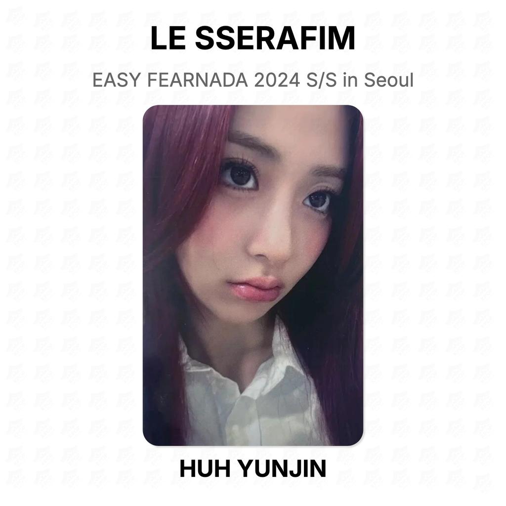 LE SSERAFIM EASY FEARNADA 2024 S/S in Seoul Official Photocard