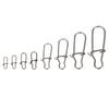 100pcs Fishing Snaps Clip 0#-8# Stainless Steel Fishing Clips Swivels Fishing Tackle For Trout Baits Pike Bass