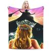 W-Wicked 2 Musical Movie Glinda Elphaba Blanket  Soft Novelty Plush Throw Blanket For Boy Girl Couch Chair Cover