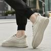 Fashion Men Genuine Leather Soft Soled Walking Shoes Spring Breathable Outdoor Sneakers Luxury Brand Formal Designer Shoes Jogging Shoes