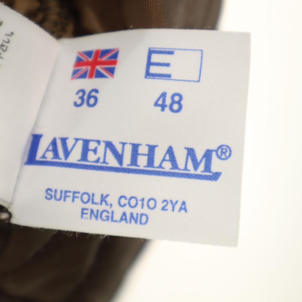 LAVENHAM Hergestellt in England Steppjacke 36 Khaki-Beige Baumwollfüllung Damen Gebraucht