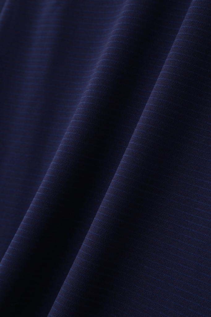 Golf Long Sleeve Tech Polo Shirt Border Heat 0 [New Balance] Women's (Shadow Pattern/KARUISHI Retention/Abrasion Resistance) / 012-3269501 121_Navy