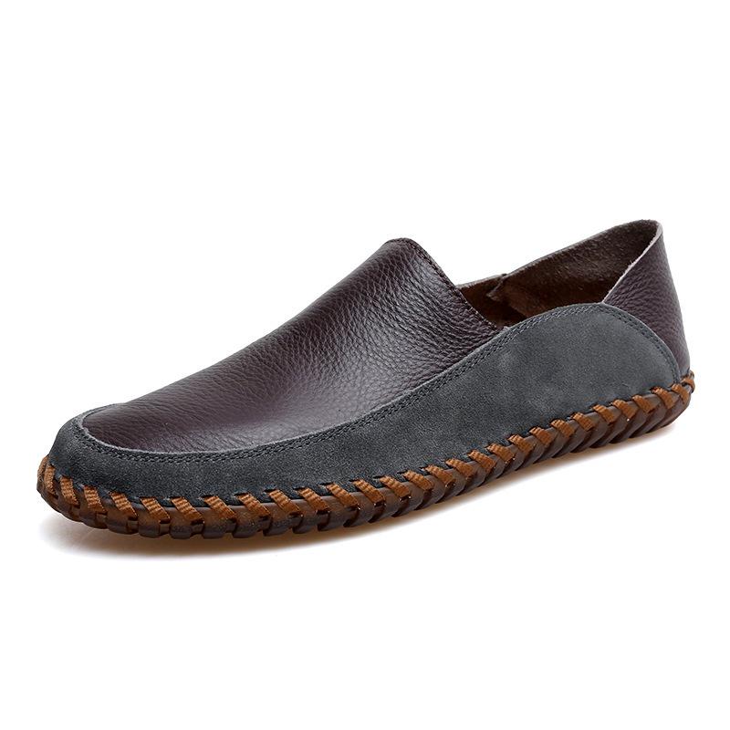2025 Summer Plus Size Soft Sole Casual Leather Slip-ons for Driving