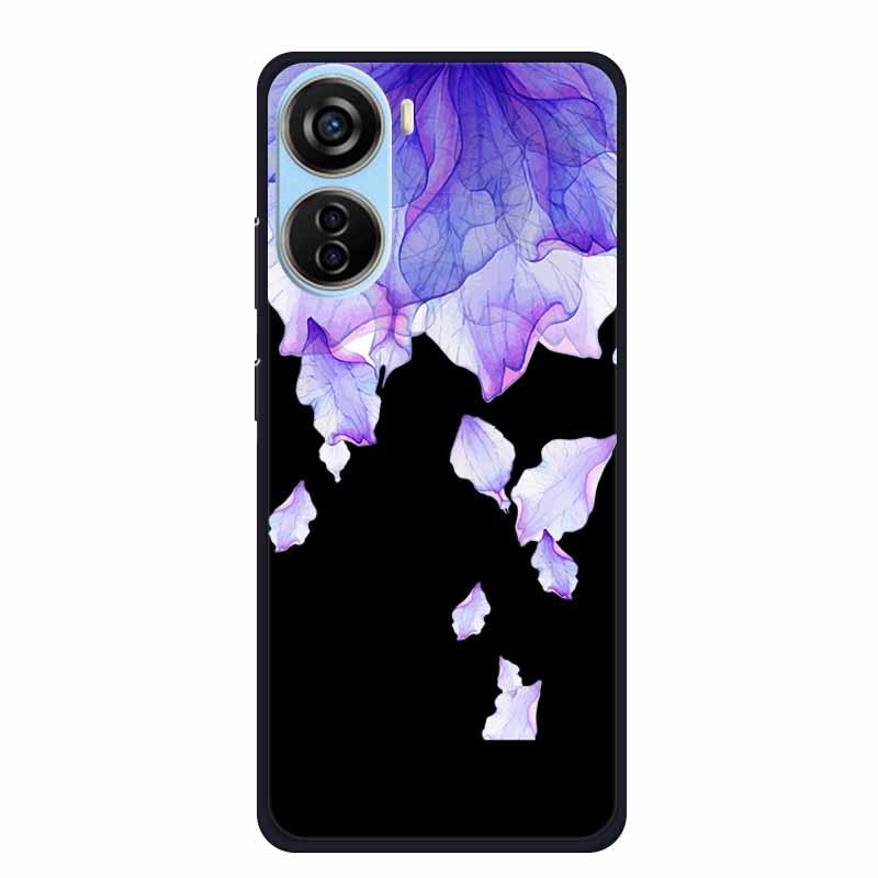 Schwarze Silikonhülle für ZTE Blade V50 Design 5G Libero 5G IV V41 Vita Axon 40 lite Handyhülle Cartoon Katze Weiche Rückseite Hülle
